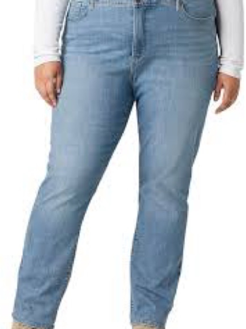 Levi Strauss Signature Women's Modern Mid-rise Skinny Jeans-light wash blue